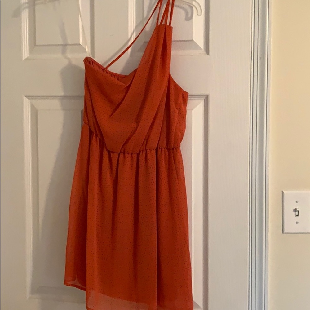 One shoulder fit and flare skater dress - Picture 6 of 14